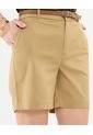 Bermuda Para Mujer  Color Café Claro Marca Patprimo #30100364 de Patprimo