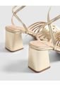 Sandalias Para Mujer  Color Dorado Marca Patprimo #30690093 de Patprimo