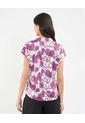 Blusa Para Mujer Manga Corta Color Morado Marca Patprimo #30123448 de Patprimo