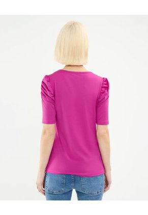 Camiseta Para Mujer Manga Corta Color Morado Marca Patprimo #30093658