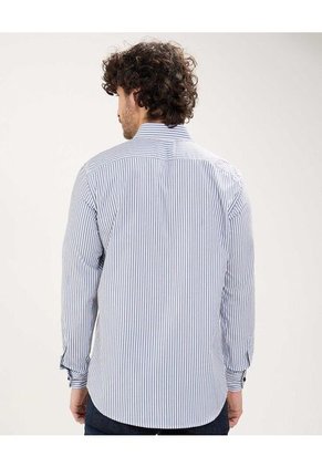 Camisa Para Hombre Manga Larga Sin Bolsillo Color Azul  Marca Patprimo #44013059