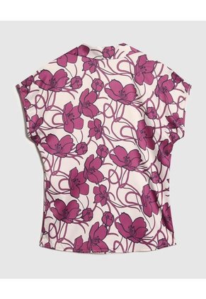 Blusa Para Mujer Manga Corta Color Morado Marca Patprimo #30123448