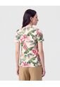 Camiseta Clásica Manga Corta   Para Mujer Verde Patprimo de Patprimo