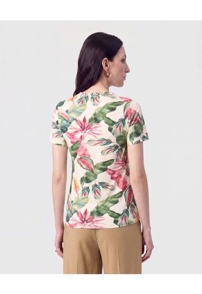 Camiseta Clásica Manga Corta   Para Mujer Verde Patprimo