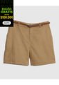 Bermuda Para Mujer  Color Café Claro Marca Patprimo #30100364 de Patprimo