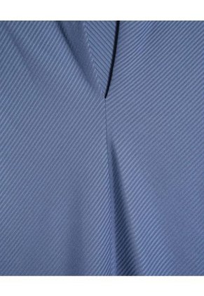 Camiseta Para Mujer Manga Corta Cuello V Color Azul  Marca Patprimo #30093659