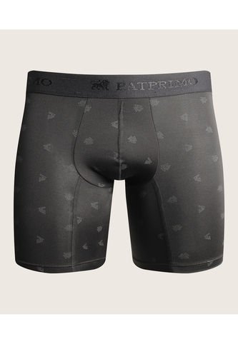 Boxer X1 Para Hombre Fleat Seamer Medio Color Negro Marca Patprimo #44000412 Patprimo