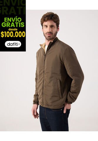 Chaqueta Doble Faz   Para Hombre Café Patprimo Patprimo