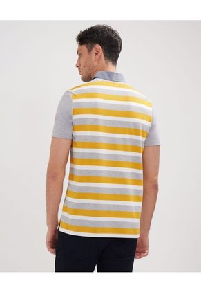 Polo Para Hombre Cuello Maquina Con Bolsillo Color Gris  Marca Patprimo #44112600