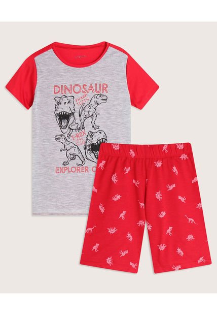 Pijama Para Niño M/C P/C Color Cereza Marca Patprimo #66040054