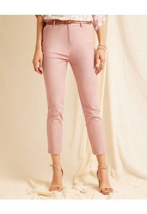 Pantalon Para Mujer Patprimo Color Rosa Material Algodón 97%-Elastano 3%