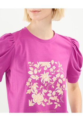 Camiseta Para Mujer Manga Corta Color Morado Marca Patprimo #30093656