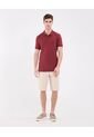 Polo Para Hombre Cuello Tejido Sin Bolsillo Color Vino Marca Patprimo #44112737 de Patprimo
