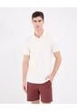 Polo Para Hombre Cuello Tejido Sin Bolsillo Color Crema Marca Patprimo #44112737 de Patprimo