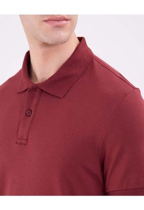 Polo Para Hombre Cuello Tejido Sin Bolsillo Color Vino Marca Patprimo #44112737