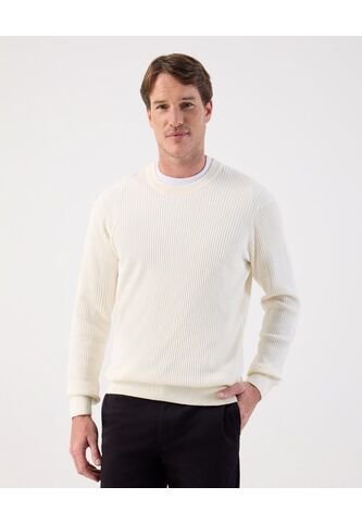 Saco  Para Hombre Cuello Redondo Color Crema Marca Patprimo #44330237 Patprimo