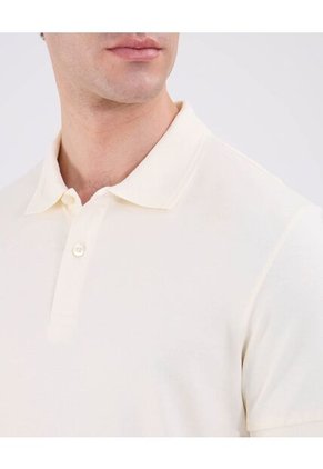 Polo Para Hombre Cuello Tejido Sin Bolsillo Color Crema Marca Patprimo #44112737