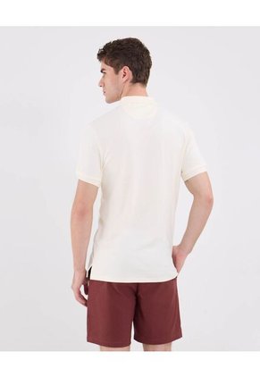 Polo Para Hombre Cuello Tejido Sin Bolsillo Color Crema Marca Patprimo #44112737