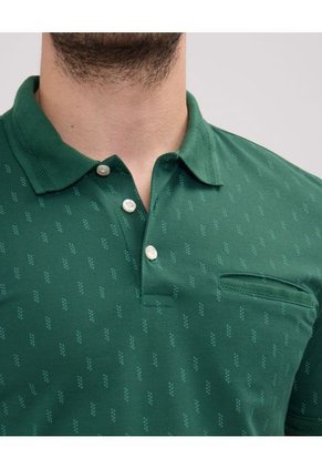 Polo Para Hombre Cuello Tejido Con Bolsillo Color Verde Marca Patprimo #44112642