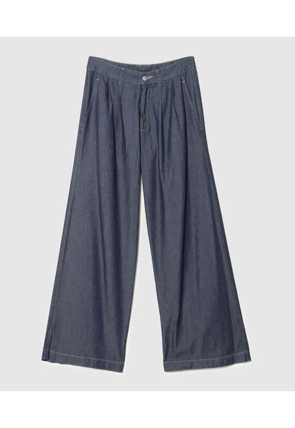 Jean Para Mujer Fluido Color Azul  Marca Patprimo #30160343