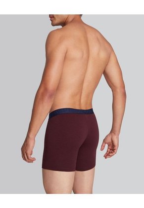 Boxer X1 Para Hombre Filete Medio Color Vino Marca Patprimo #44000292