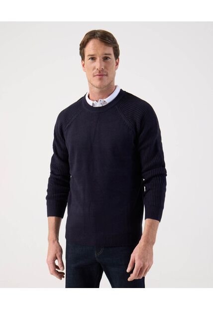 Saco  Para Hombre Cuello Redondo Color Azul Marca Patprimo #44330244