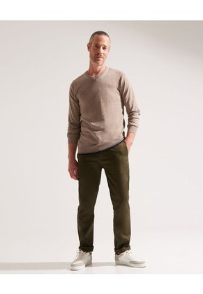 Saco Para Hombre Cuello V Color Café  Marca Patprimo #44330201