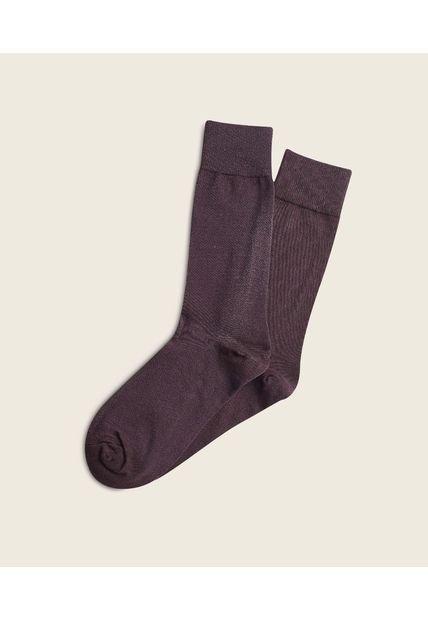 Medias Para Hombre Caña Larga Color Café Oscuro Marca Patprimo #44980009