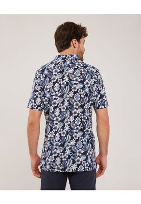 Camisa Para Hombre Manga Corta Sin Bolsillo Color Azul  Marca Patprimo #44012912