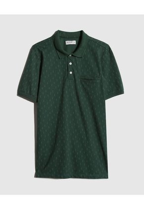 Polo Para Hombre Cuello Tejido Con Bolsillo Color Verde Marca Patprimo #44112642