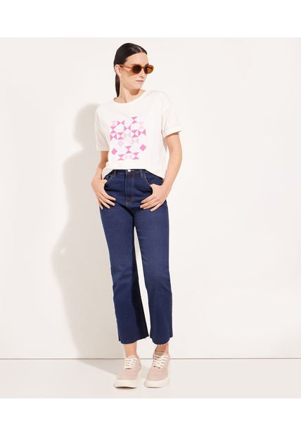 Jean Para Mujer Capri Color Azul  Marca Patprimo #30160327