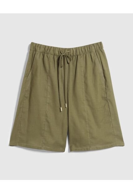 Bermuda  Para Mujer Jogger Largo Color Verde Marca Patprimo #30100404