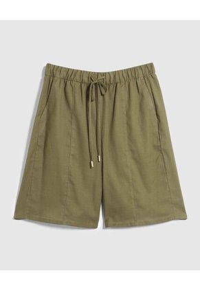 Bermuda  Para Mujer Jogger Largo Color Verde Marca Patprimo #30100404