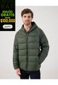Chaqueta Acolchada Unicolor   Para Hombre Verde Patprimo de Patprimo