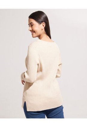 Saco Para Mujer Cuello V Color Beige Marca Patprimo #14330209