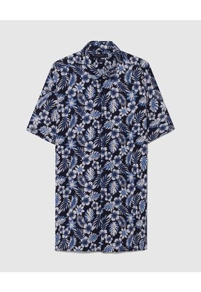 Camisa Para Hombre Manga Corta Sin Bolsillo Color Azul  Marca Patprimo #44012912