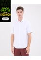 Camisa Oxford Unicolor  Para Hombre Blanco Patprimo de Patprimo