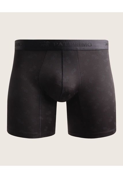 Boxer Para Hombre Fleat Seamer Medio Color Negro Marca Patprimo #44000194