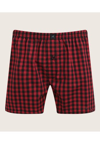 Boxer Para Niño Bragueta Color Rojo  Marca Patprimo #63000054 Patprimo