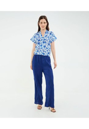 Pantalón Para Mujer Multiusos Plano Color Azul Marca Patprimo #30071966