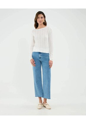 Jean Para Mujer Culotte Color Azul Marca Patprimo #30160457