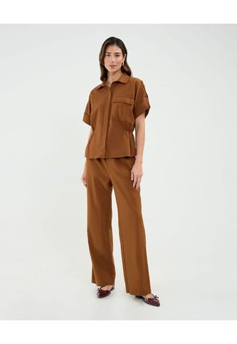 Pantalón Para Mujer Moda Color Café Marca Patprimo #30071976 Patprimo