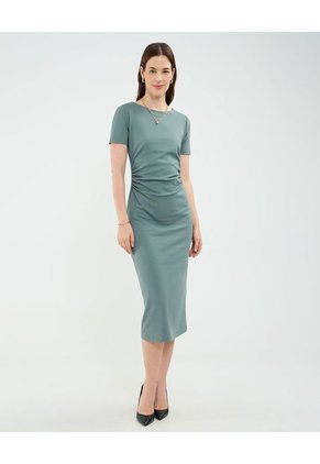 Vestido Para Mujer M/C Medio Color Verde Marca Patprimo #30171029