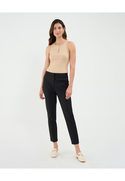 Pantalón Para Mujer Cigarette Color Negro Marca Patprimo #30071985
