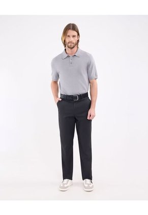 Polo Tejida   Para Hombre Gris Patprimo
