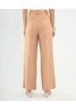 Pantalón En Efecto Lino  Para Mujer Café Patprimo de Patprimo