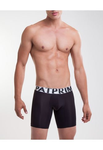 Boxer X1 Para Hombre Fleat Seamer Medio Color Negro Marca Patprimo #44000162 Patprimo