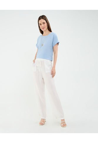 Pantalón Para Mujer Moda Color Blanco Marca Patprimo #30071974 Patprimo