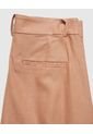 Pantalón En Efecto Lino  Para Mujer Café Patprimo de Patprimo