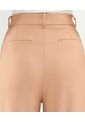 Pantalón En Efecto Lino  Para Mujer Café Patprimo de Patprimo